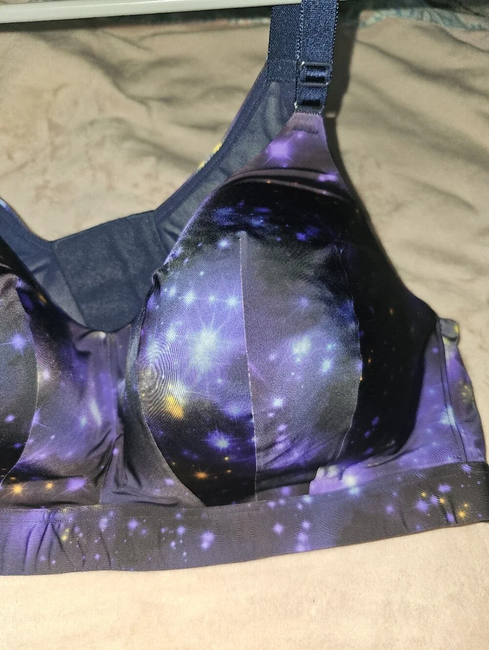 Torrid Bra 46B Purple Galaxy